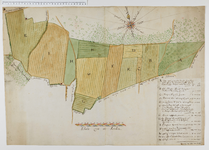 2151 Kaart van 13 percelen land gelegen onder Amerongen (?)